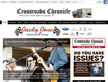 Tablet Screenshot of crossroadschronicle.com